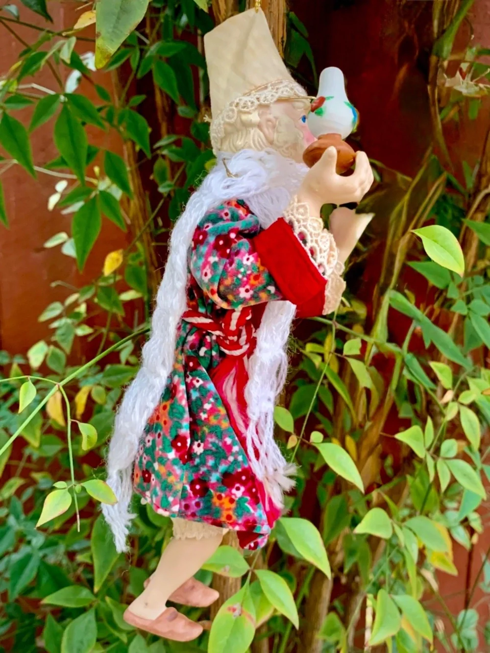 Kurt Adler Scrooge Christmas Ornament | 9” Ceramic Figurine | Taiwan | Vintage